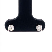 0.28ctw Round 4 Prong Diamond Stud Earrings