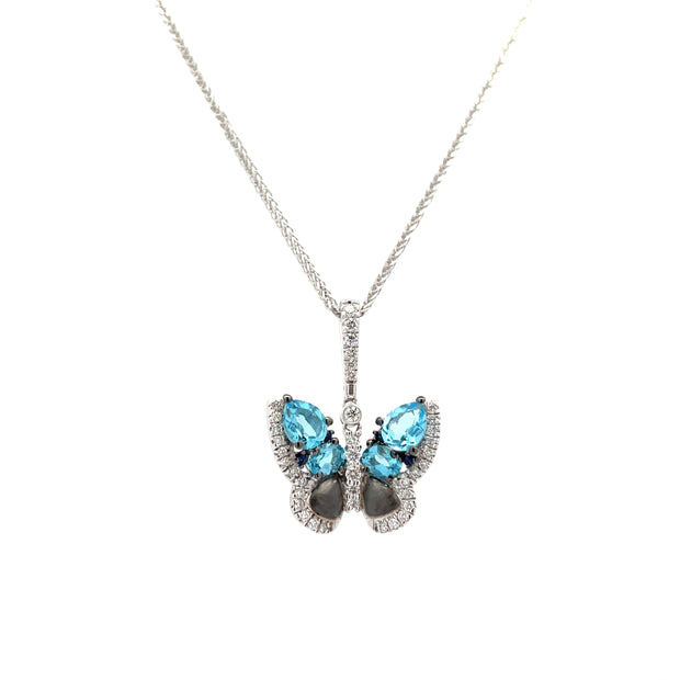 14 Karat Butterfly Necklace