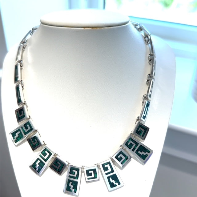 Estate Malachite Necklace