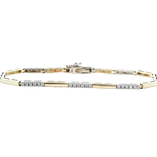 Estate Diamond Link Bracelet