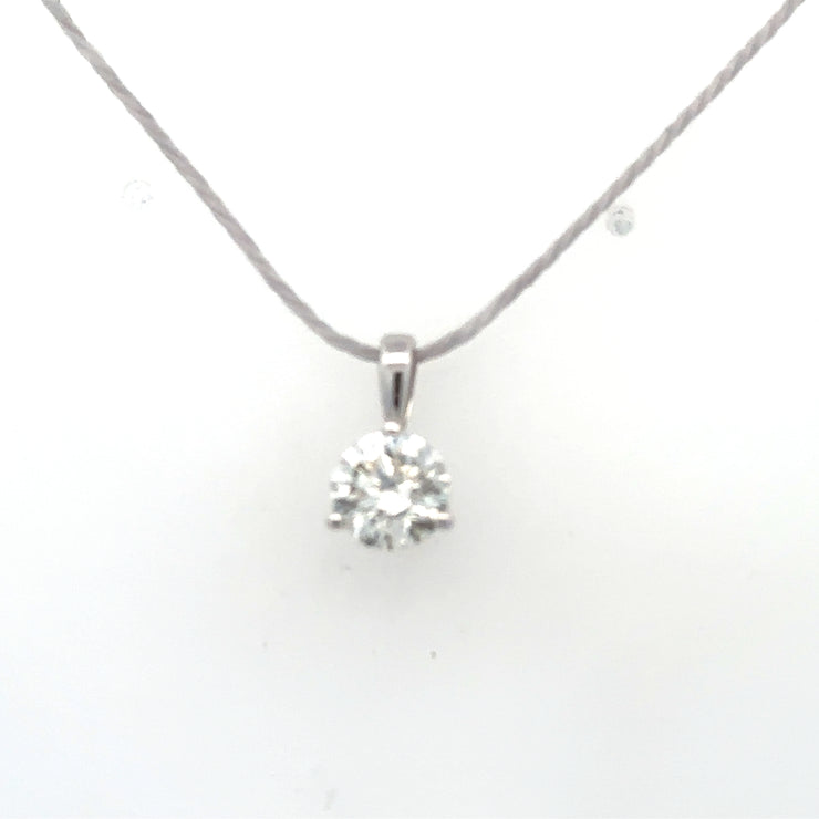 Diamond Solitaire Pendant