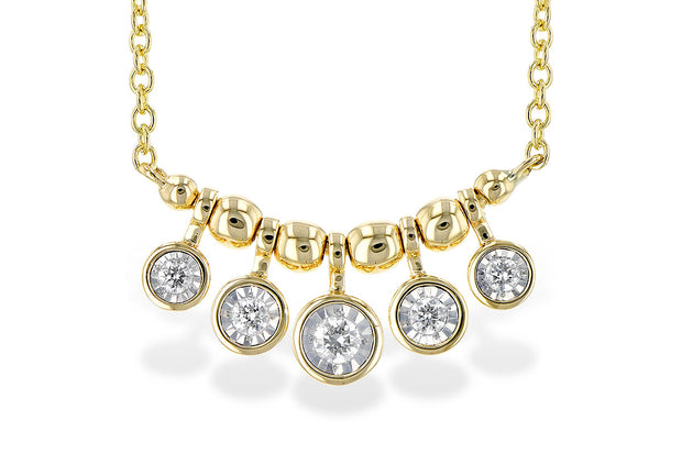 Yellow Gold Diamond Necklace