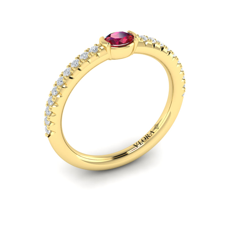 Ruby & Diamond Ring