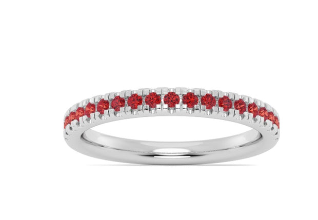 White Gold Ruby RIng