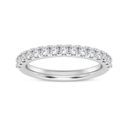 Shared Prong Diamond Wedding Band