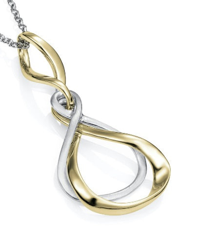 Sterling Silver and 18 Karat Yellow Gold Vermeil Pendant