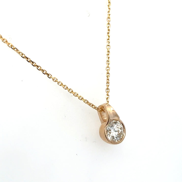 Diamond Solitaire Necklace