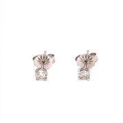 0.28ctw Round 4 Prong Diamond Stud Earrings