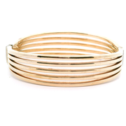 Estate 5 Row Tapered Bangle Bracelet