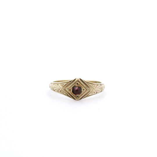 Garnet Baby Ring