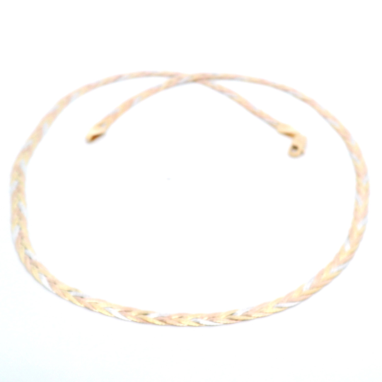 Tri-Color Woven Chain