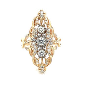 14 Karat Yellow Gold Vintage-Style Ring