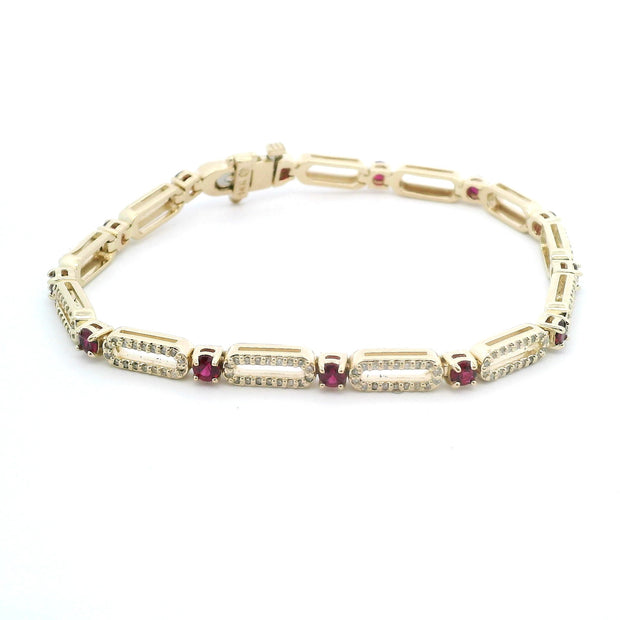 Ruby and Diamond Bracelet