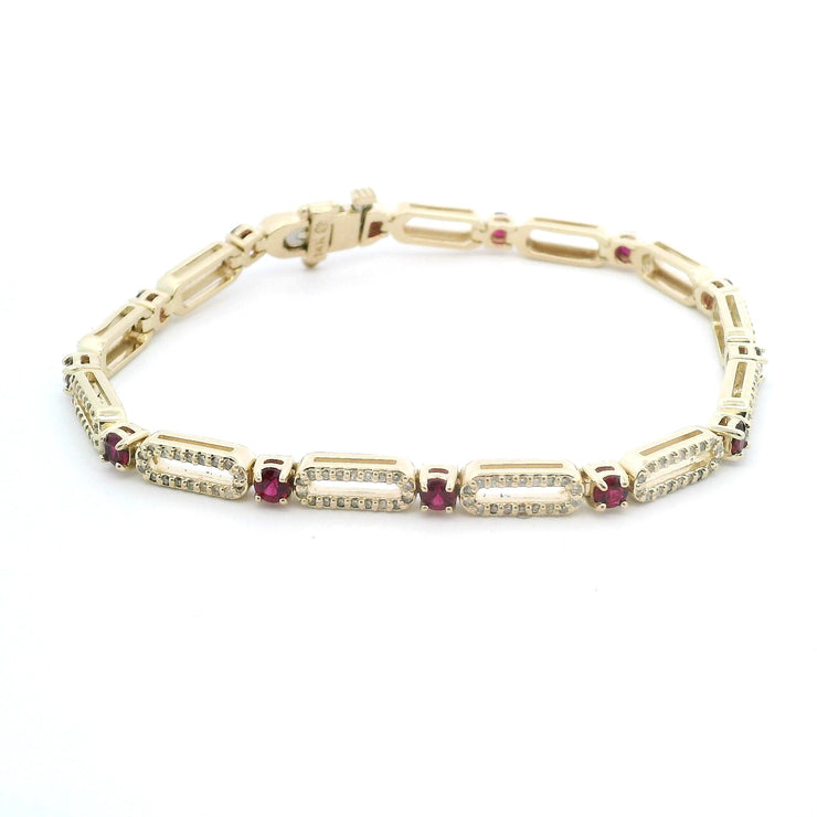 Ruby and Diamond Bracelet
