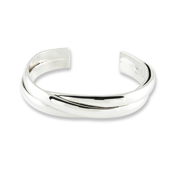 Sterling Silver Woven Cuff Bracelet