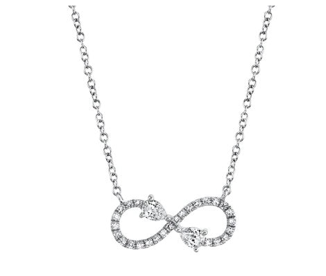 Diamond Infitity Pendant/Necklace