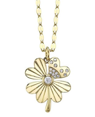 Diamond Clover Necklace