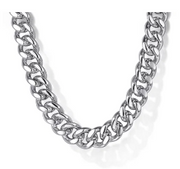7mm 925 Sterling Silver Solid Mens Diamond Cut Cuban Link Necklace