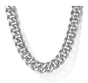 7mm 925 Sterling Silver Solid Mens Diamond Cut Cuban Link Necklace