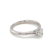 14 Karat Diamond Engagement Ring with Round Center