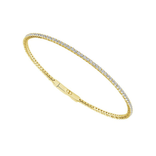 Diamond Flexi Bangle Bracelet