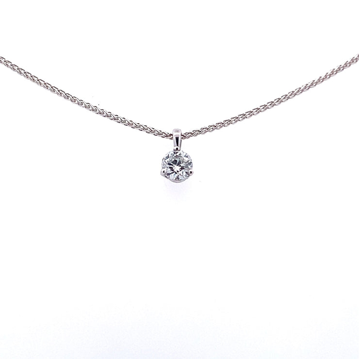 Diamond Solitaire Pendant