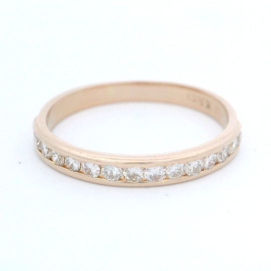 Channel Set Diamond Band