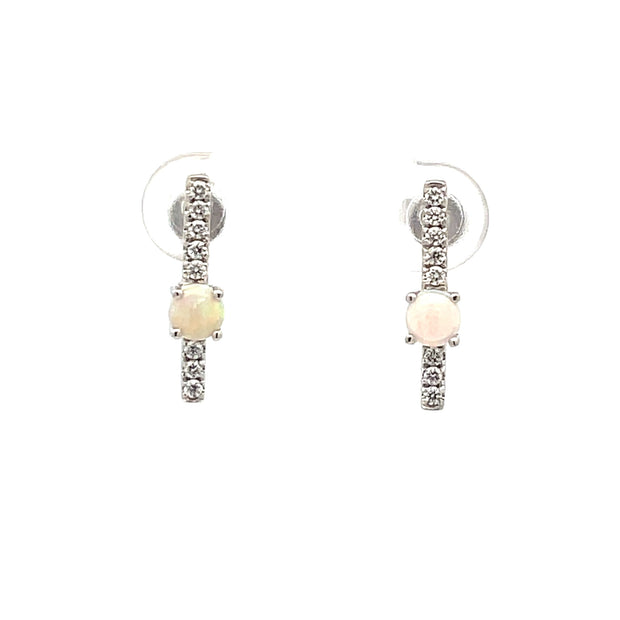 14 Karat Opal Earrings