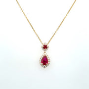 Ruby & Diamond Necklace