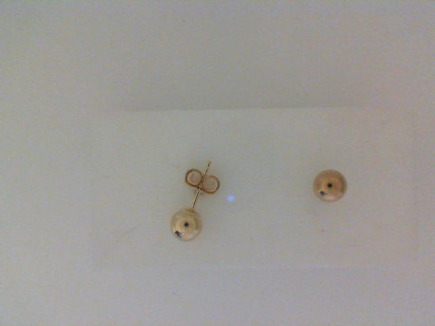 14 Karat 5mm Ball Stud Earrings