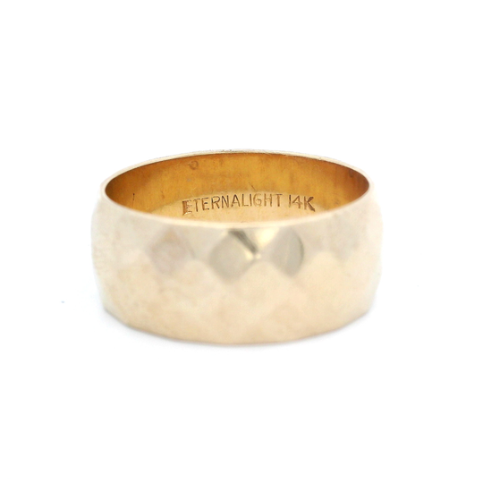 7.5mm Faceted Wide Band