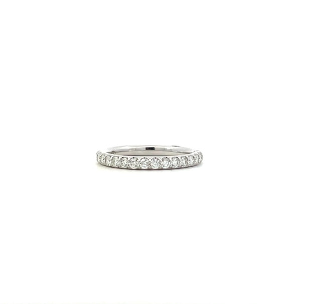 Shared Prong Diamond Wedding Band