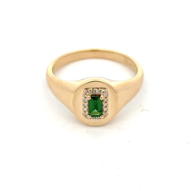 Tsavorite Garnet Ring