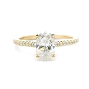 14 KT Yellow Gold Engagement Ring