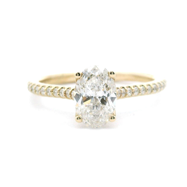 14 KT Yellow Gold Engagement Ring