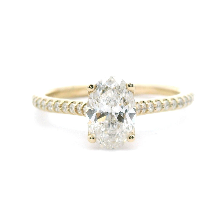 14 KT Yellow Gold Engagement Ring