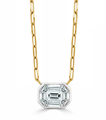 18 Karat Yellow Diamond Pendant/Necklace | 0.59 carats total weight