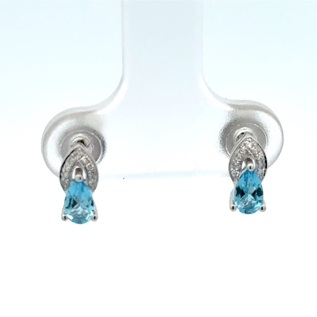 Blue Topaz Earrings