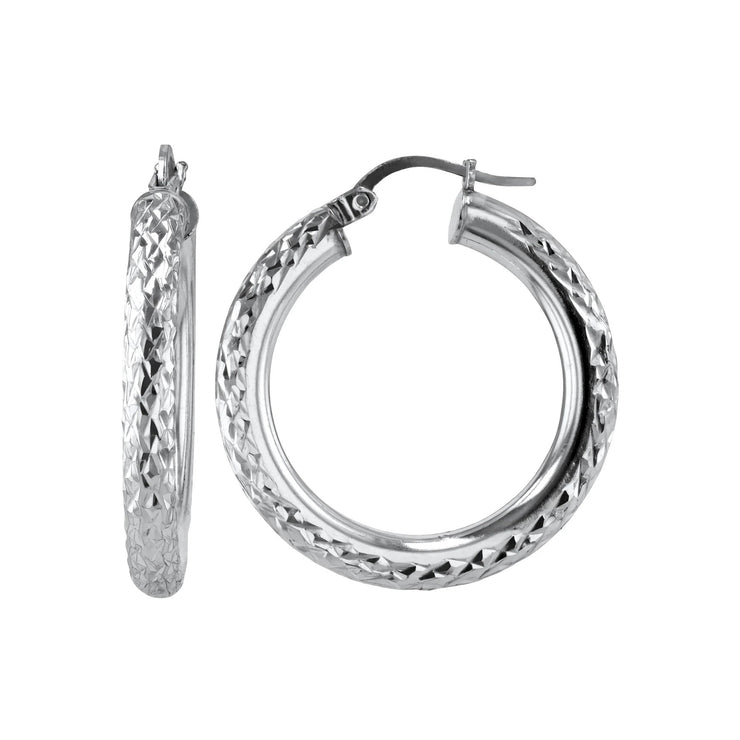 Sterling Silver Hoop Earrings