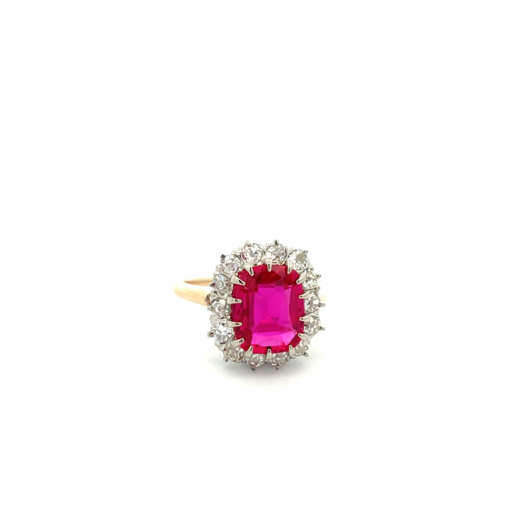 Synthetic Ruby Ring