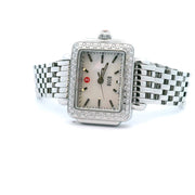 Stainless Steel Michele Diamond Watch