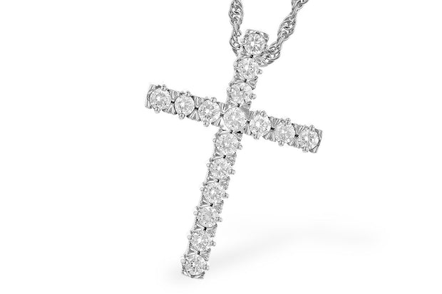 14 Karat White Diamond Pendant/Necklace | 0.50 carats total weight