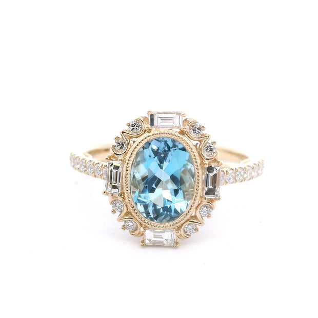 Aquamarine Ring