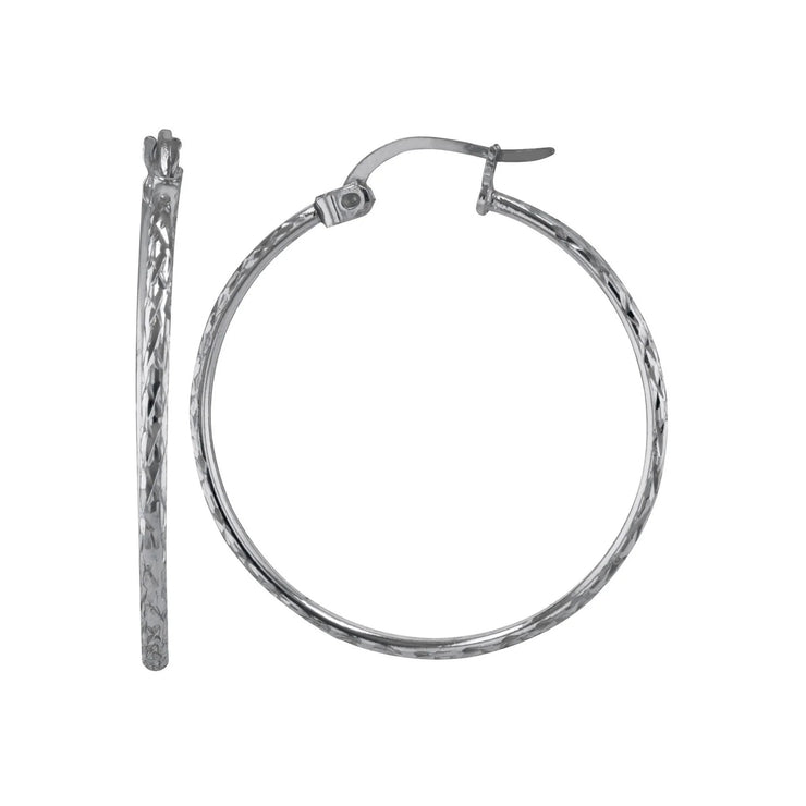 Sterling Silver Hoop Earrings