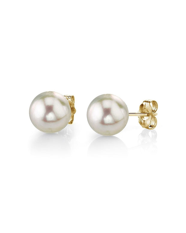 6-6.5 Akoya Cultured Pearl Stud Earrings