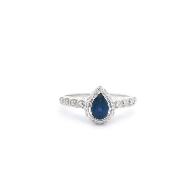 Sapphire and Diamond Ring