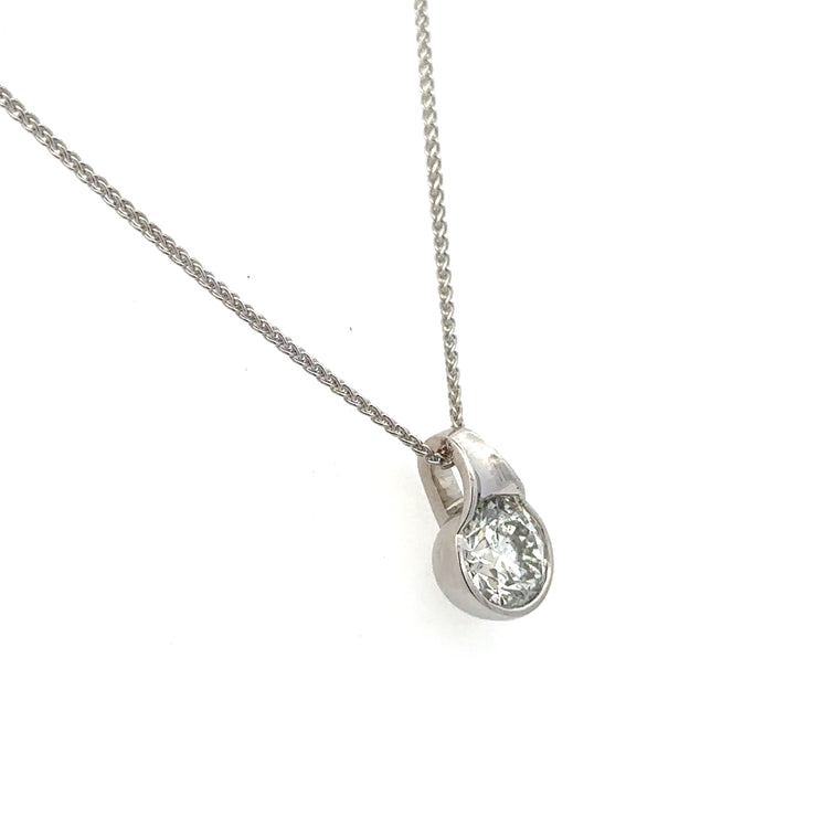 Diamond Solitaire Necklace