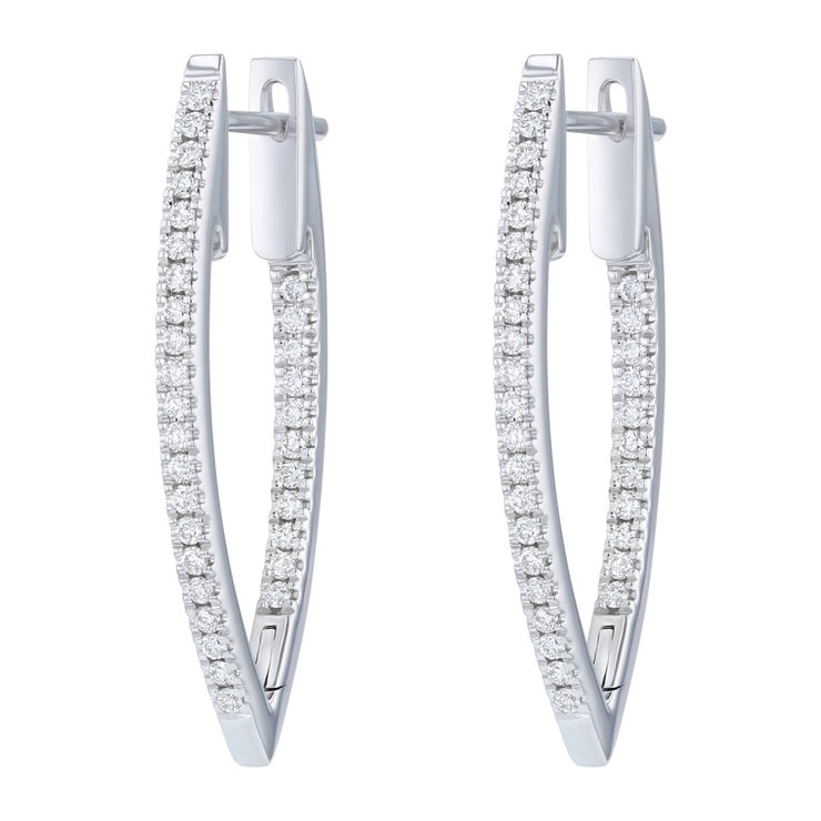 Diamond Inside/Out "V" Shape