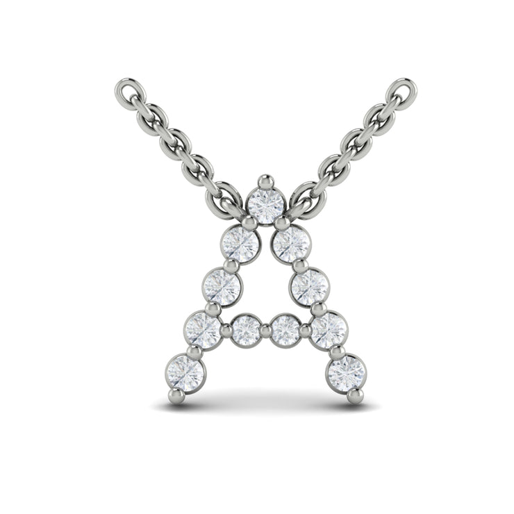 14 Karat White Diamond Pendant/Necklace | 0.22 carats total weight