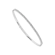 14 Karat White Gold Diamond Bracelet